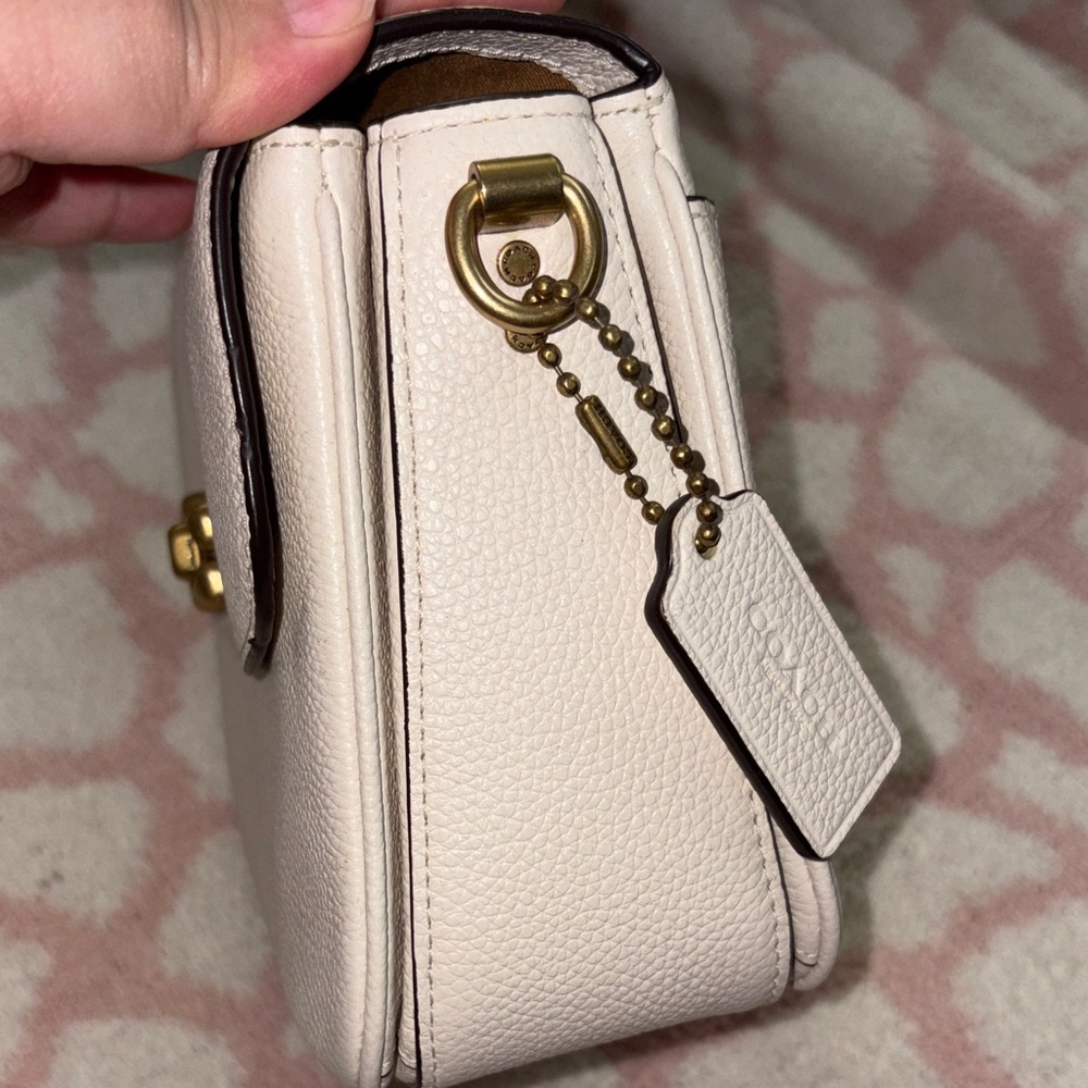 Coach Cassie 19 Bag in Chalk NO CHAIN authentic - Picture 7 of 11